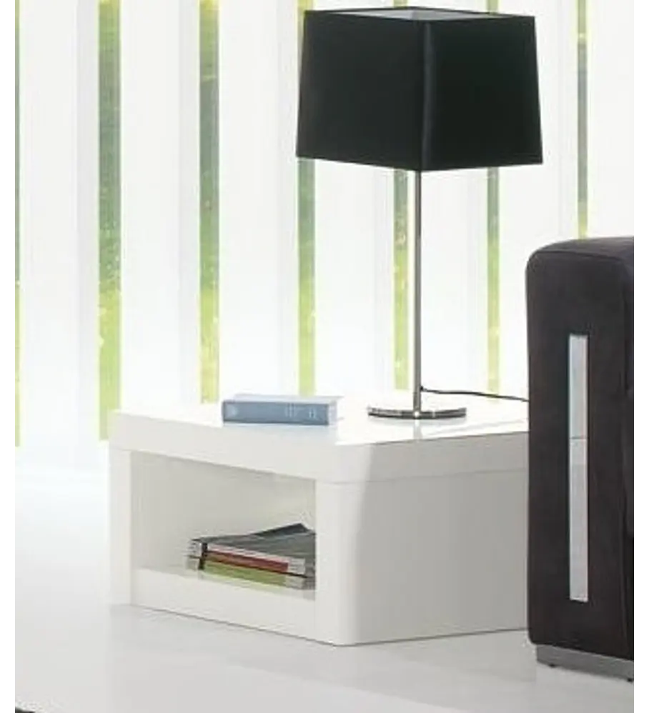 Mesa Apoio Quadrada Baviera Branco