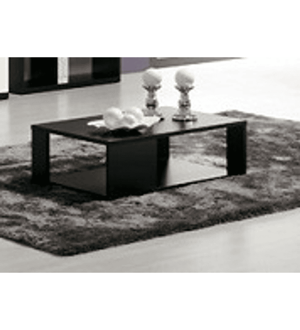 Mesa Centro Rectangular Olimpo Preto