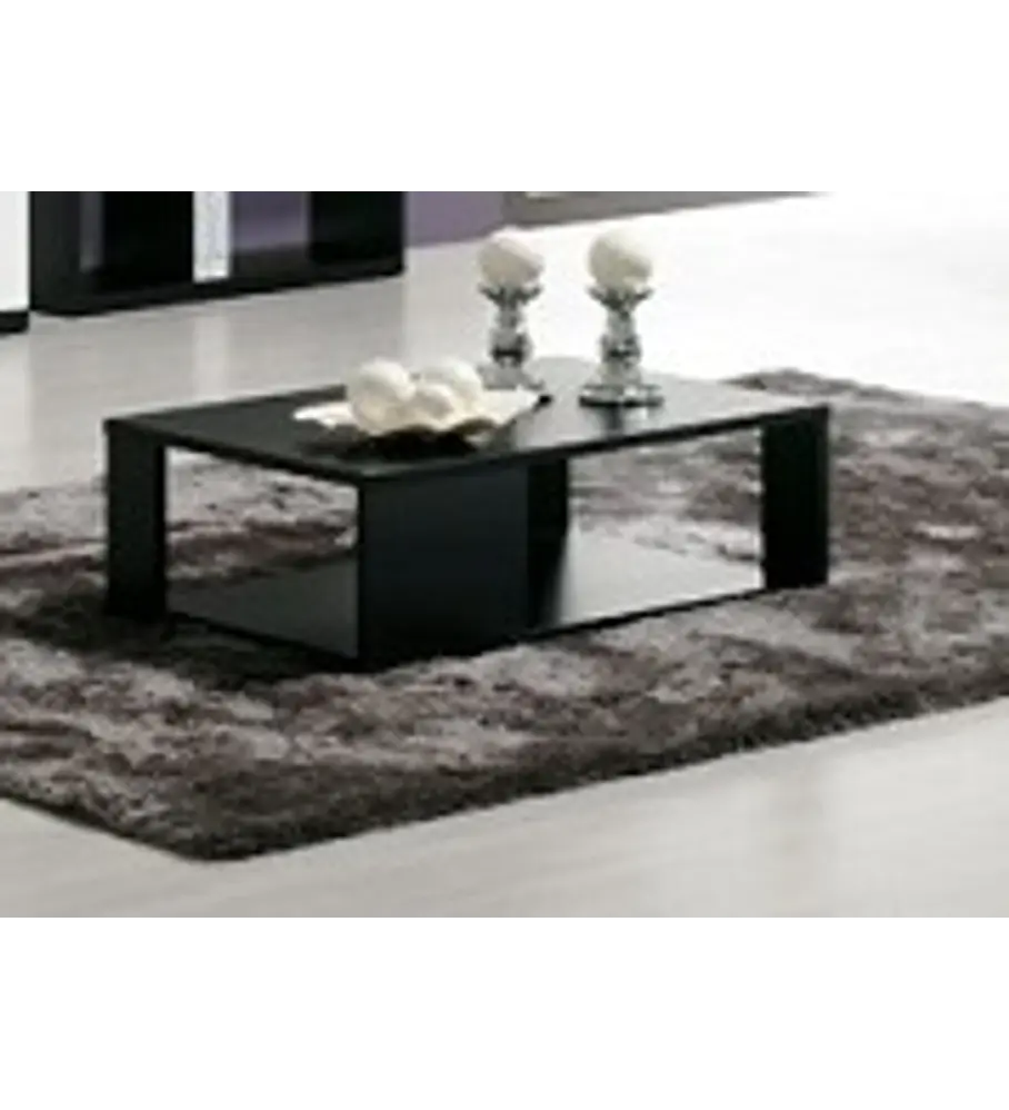 Mesa Centro Rectangular Olimpo Preto