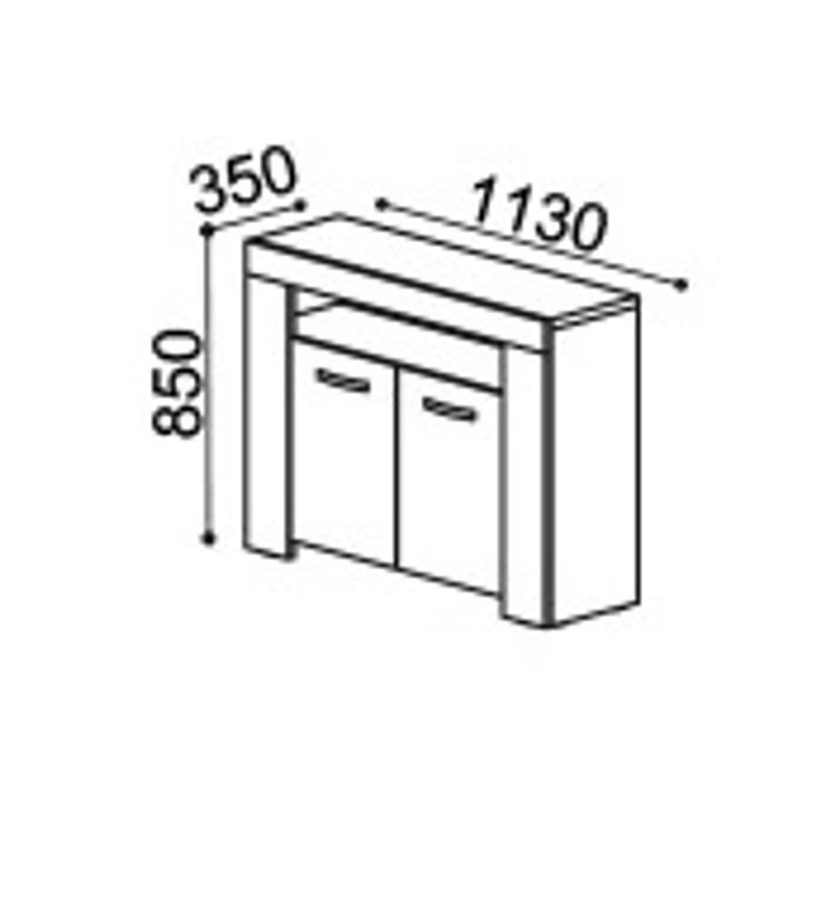 Móvel Hall Estoril Oak