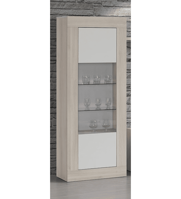 Cristaleira Madrid Carvalho Branco