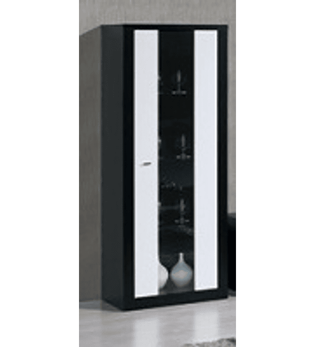 Cristaleira Bali Preto e Branco