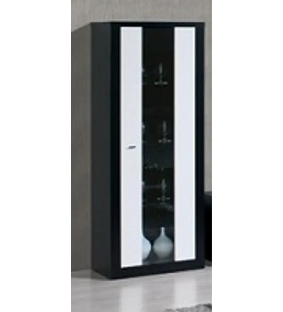 Cristaleira Bali Preto e Branco