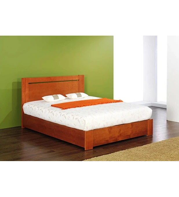 Cama Casal Sommier Elevatório Âncora Pinho Mel