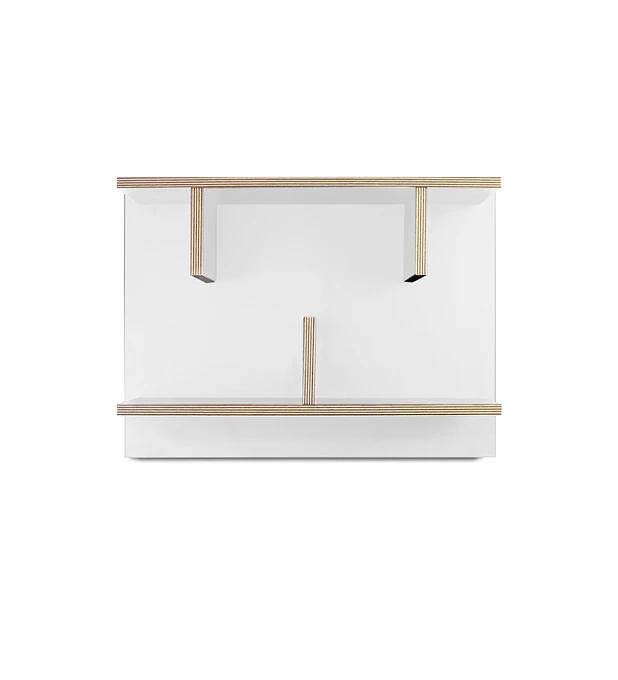 Prateleira Bern 60 Branco Plywood