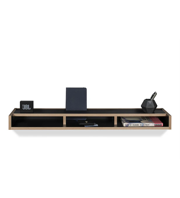 Prateleira Ply Preto Plywood