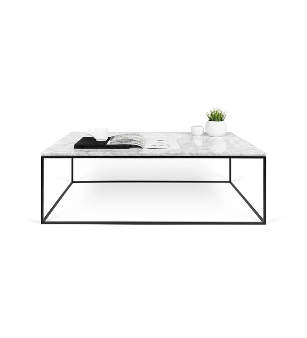 Gleam Mármore 120 Branco Carrara Pe Preto