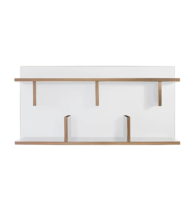 Prateleira Bern 90 Branco Plywood