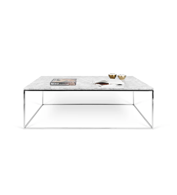 Gleam Mármore 120 Branco Carrara Cromado