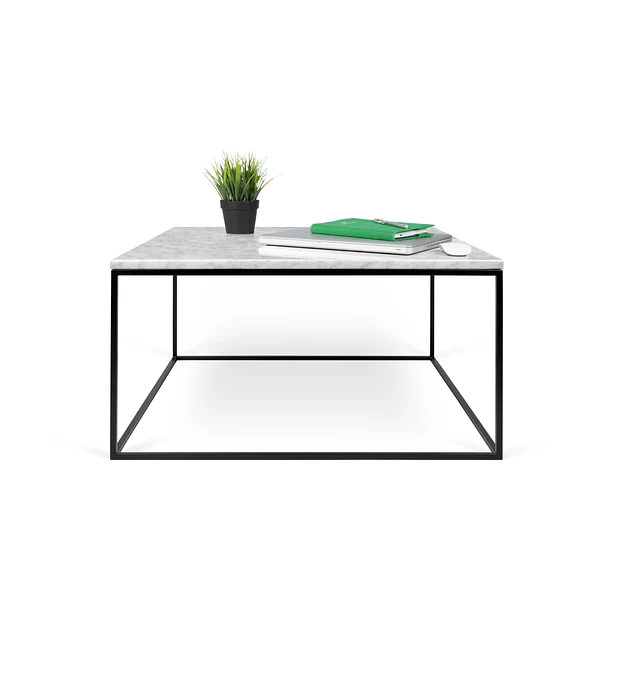 Gleam Mármore 75 Branco Carrara Pe Preto