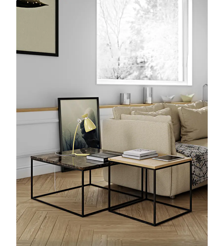 Gleam Mármore 75 Castanho Preto