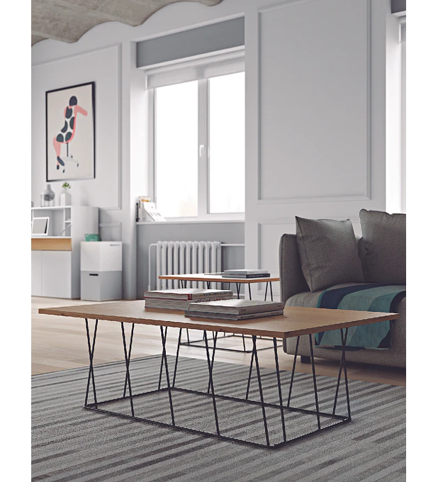 Helix 120 Carvalho Metal Preto