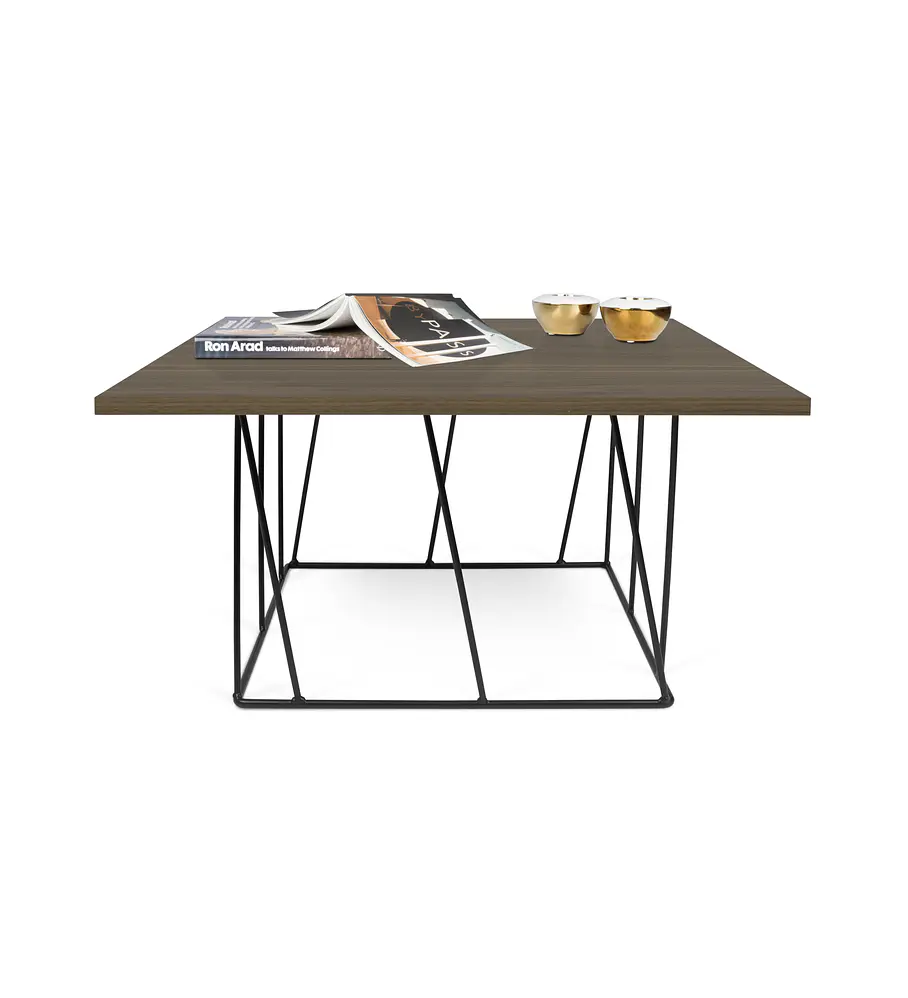 Helix 75 Nogueira Metal Preto