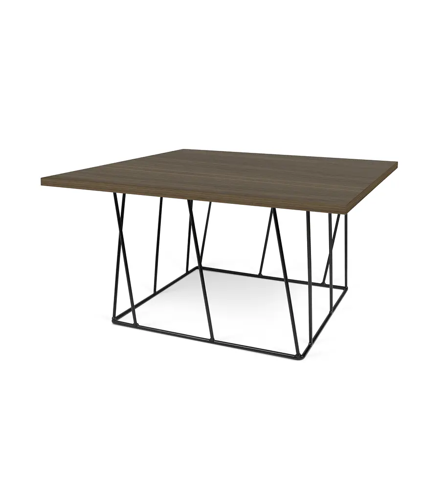 Helix 75 Nogueira Metal Preto