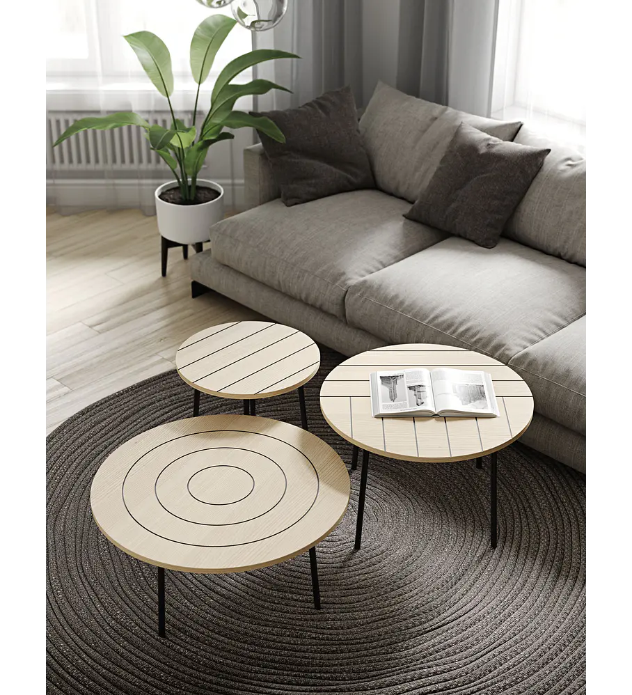 Ply 80 Carvalho Claro Preto