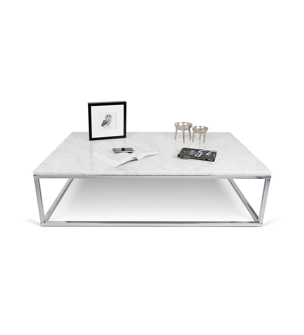 Prairie Mármore 120 Branco Carrara Cromado