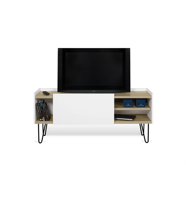 Mesa TV Nina Carvalho Claro Branco Puro