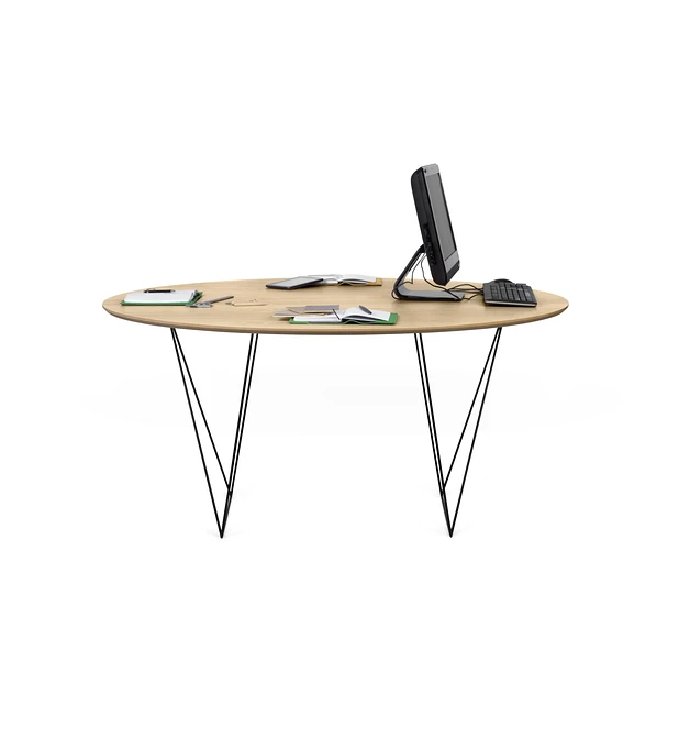 Row 150 Carvalho Metal Preto