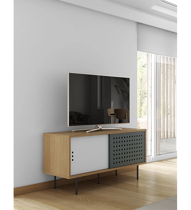 Dann Dots 135 Carvalho Branco Puro Cinza Esc