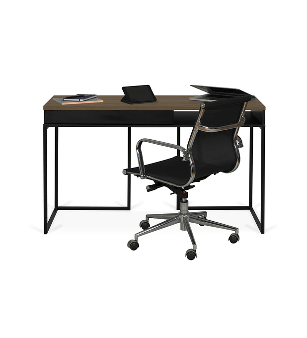 Secretária City Nogueira Preto Puro