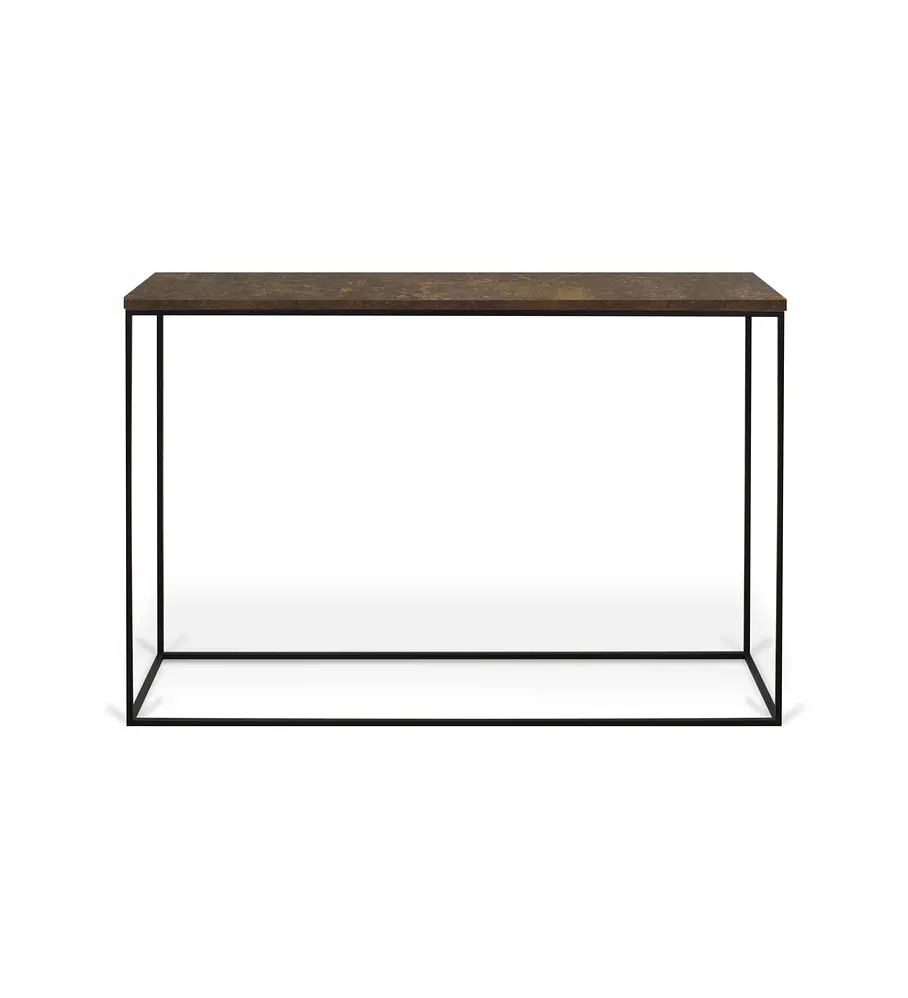 Consola Gleam Oxido Preto