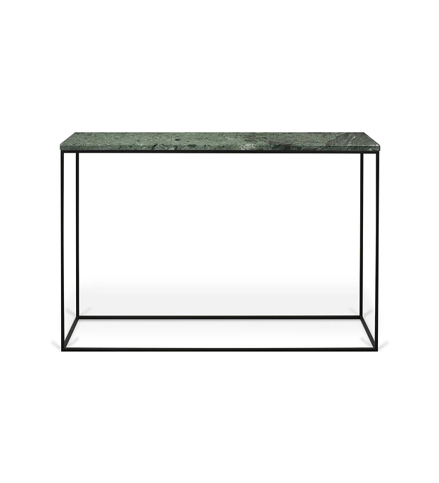 Gleam Mármore Consola Verde Guatemala Preto