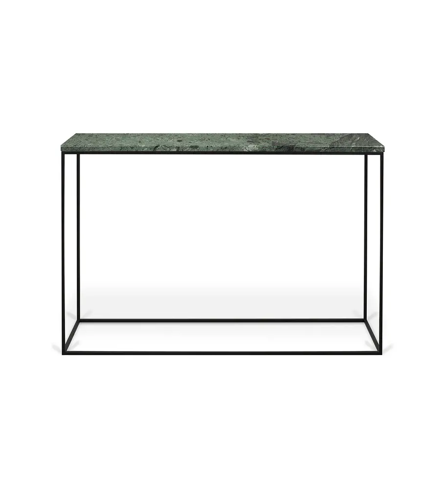 Gleam Mármore Consola Verde Guatemala Preto