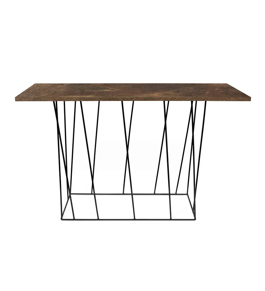 Consola Helix Oxido Preto