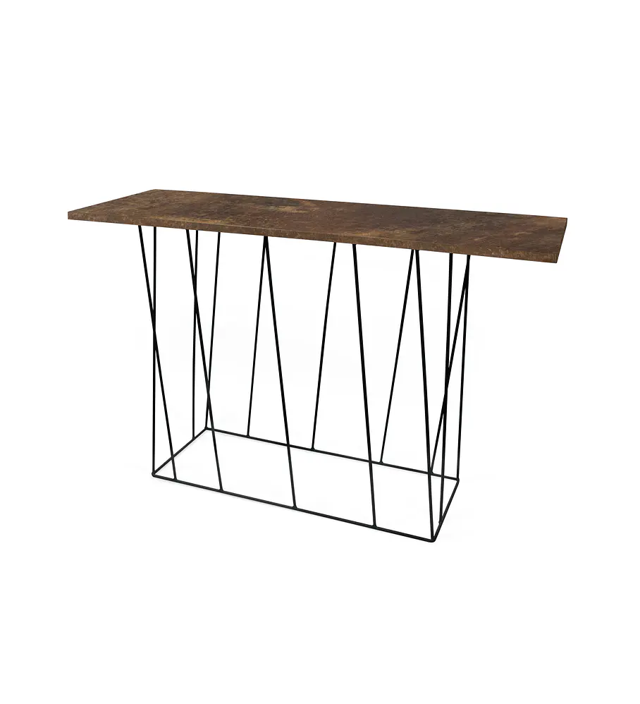 Consola Helix Oxido Preto