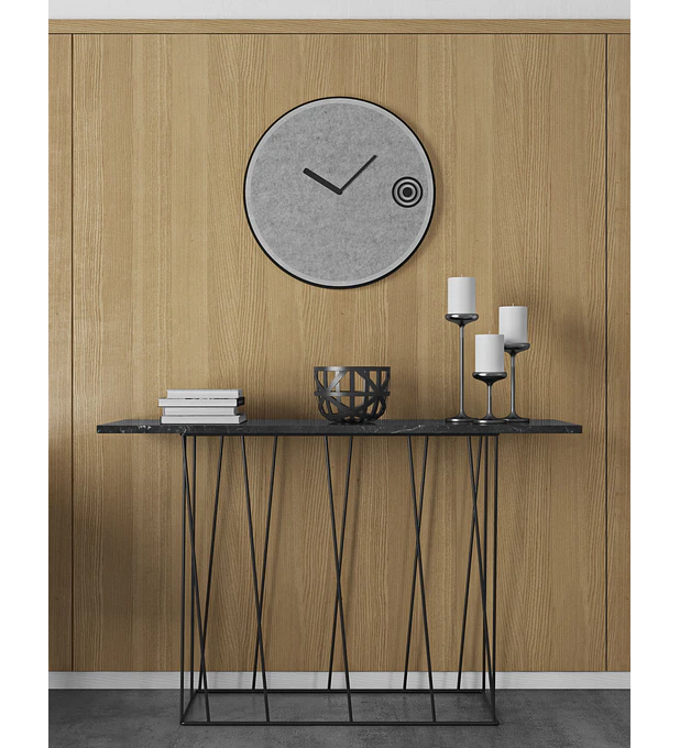 Helix Mármore Consola Negro Marquina Preto