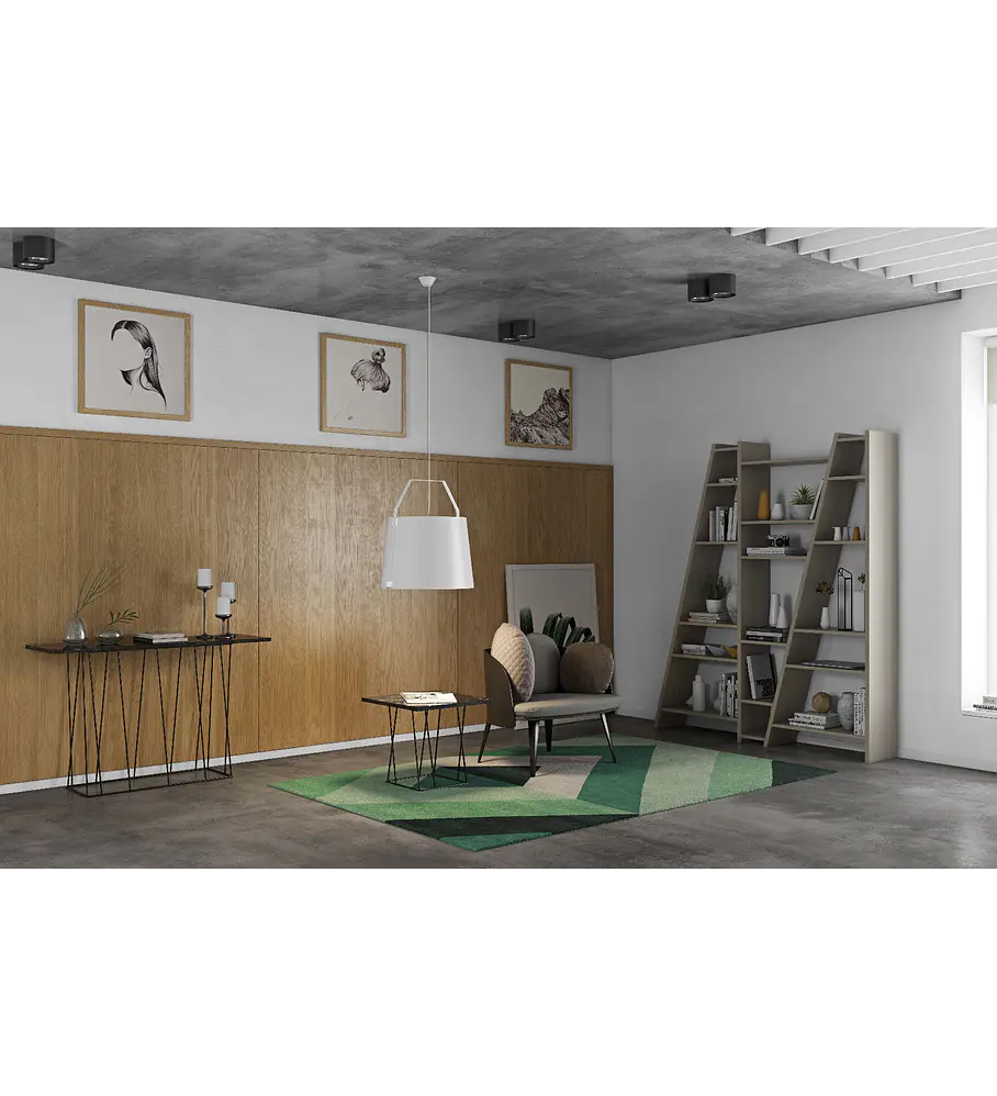 Helix Mármore Consola Negro Marquina Preto