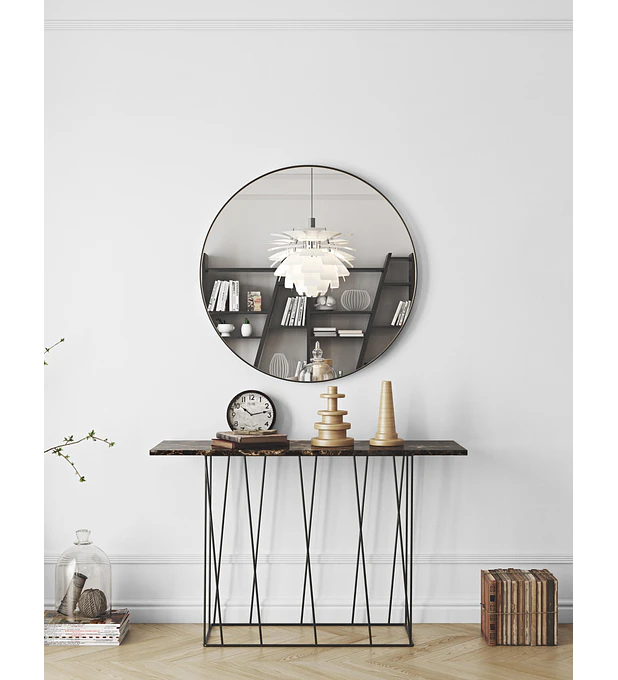 Helix Mármore Consola Castanho Preto