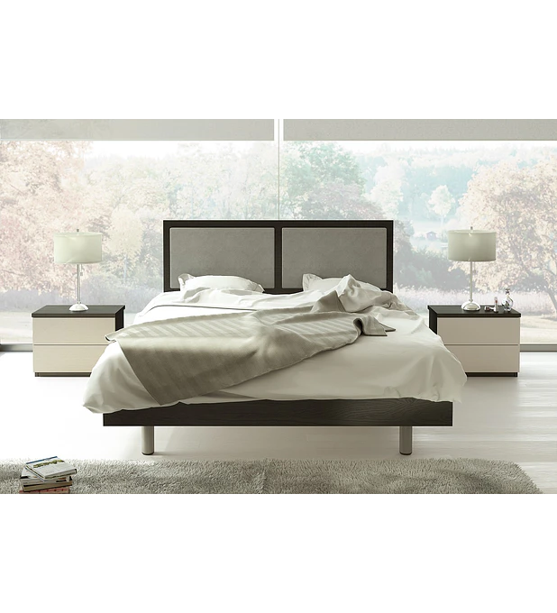 Quarto Casal Izi 02 Cama+2 Mesas Cabeceira