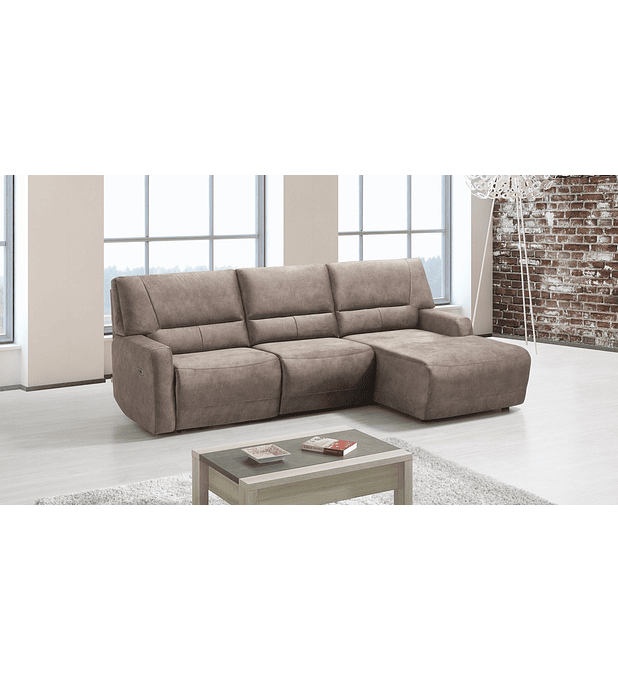 Sofá Muse 3 Lugares e Chaise