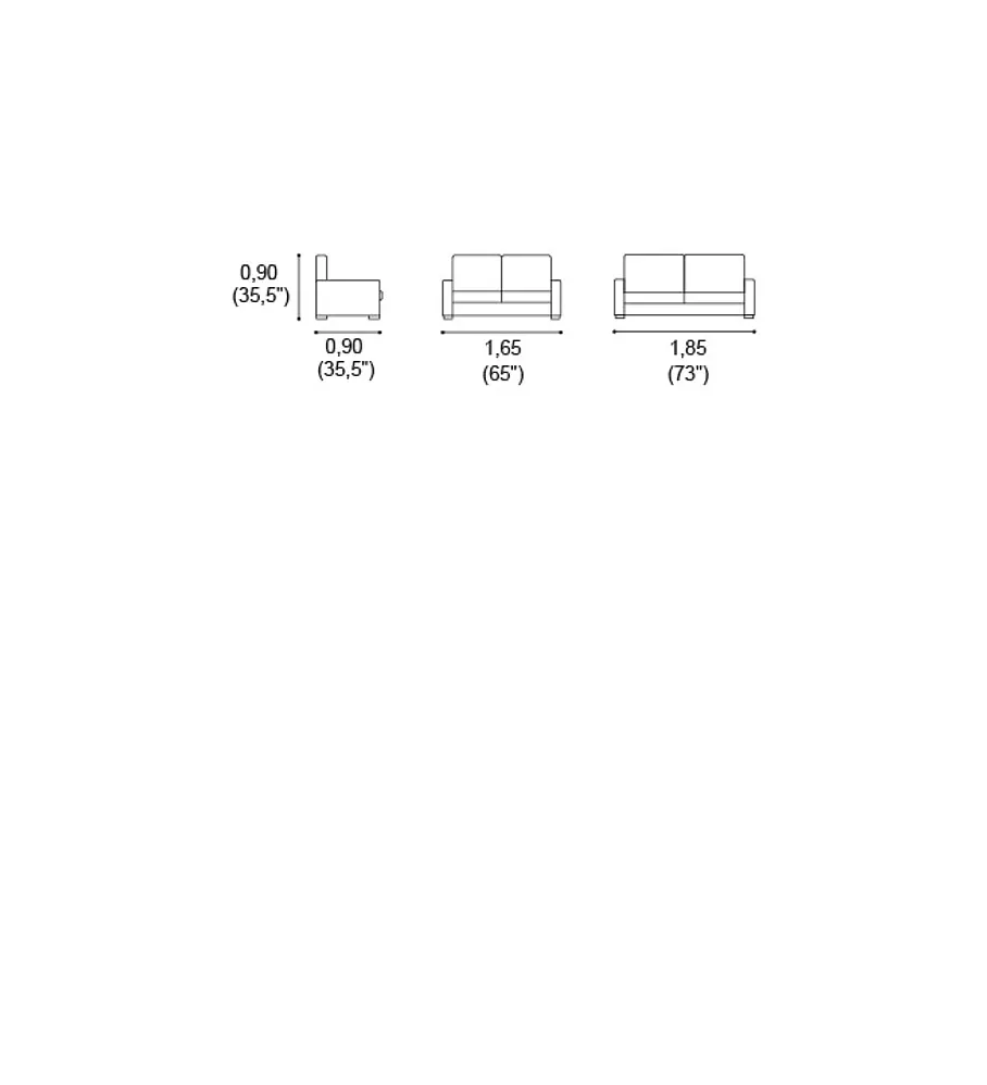 Sofá Teles 3 Lugares