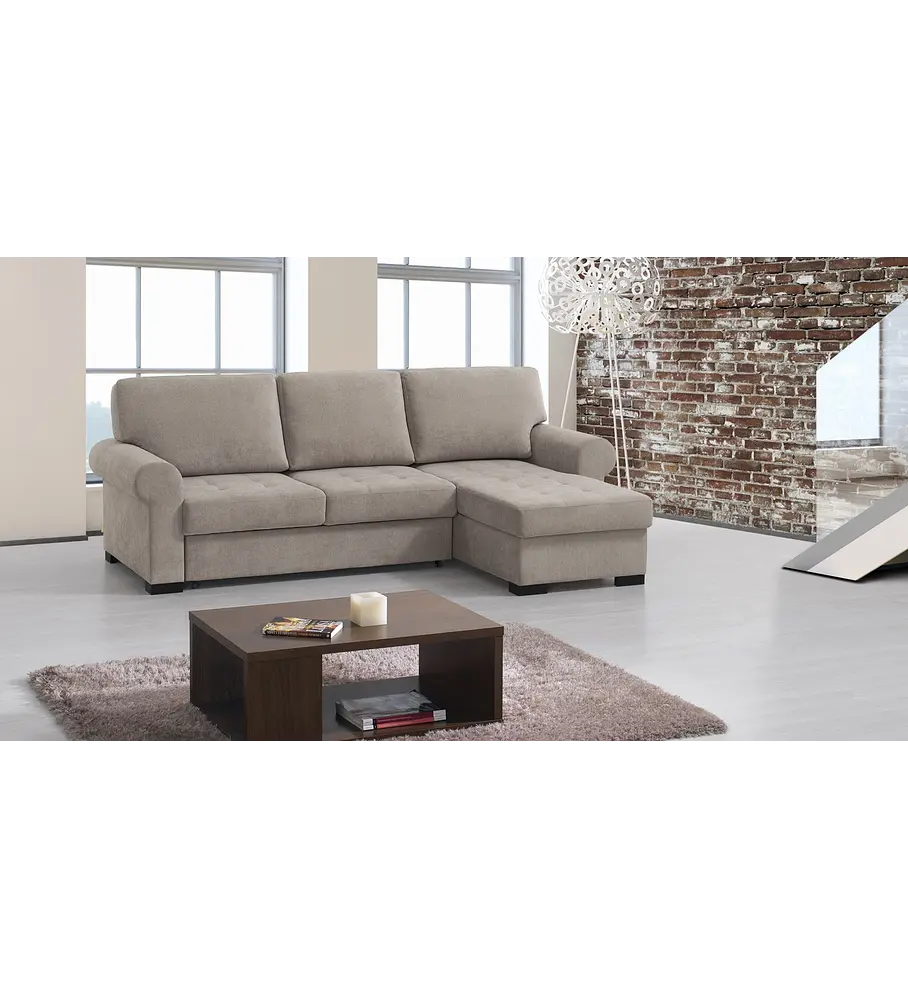 Sofá Teles 3 Lugares e Chaise