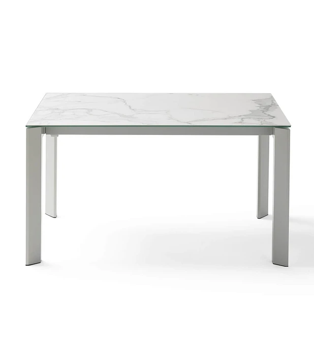  Mesa Lisa Extensível  Gris Kalos blanco