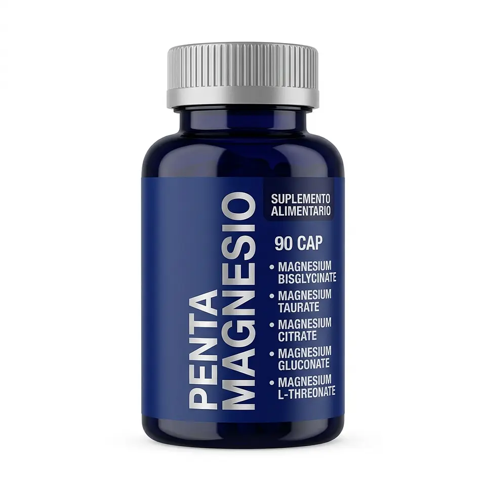 Penta Magnesio – Complejo Avanzado de 5 Tipos de Magnesio – 90 Cápsulas 1