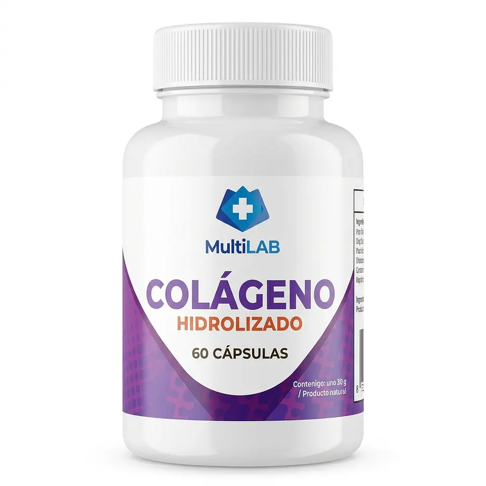 Colágeno Hidrolizado MultiLAB – Salud para Piel, Articulaciones y Cabello – 60 Cápsulas 1