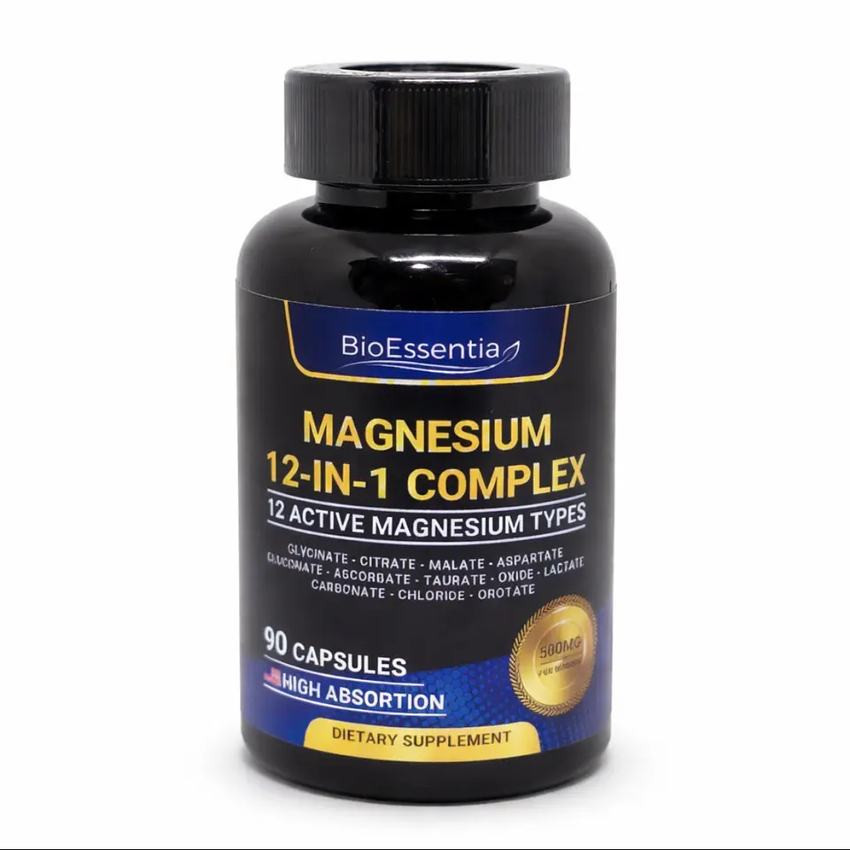 Magnesium 12-in-1 Complex – Alta Absorción (90 cápsulas) 1