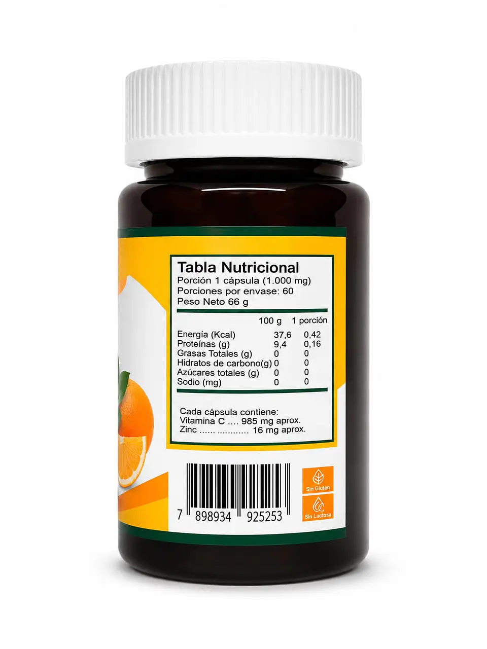Vitamina C mas Zing 2