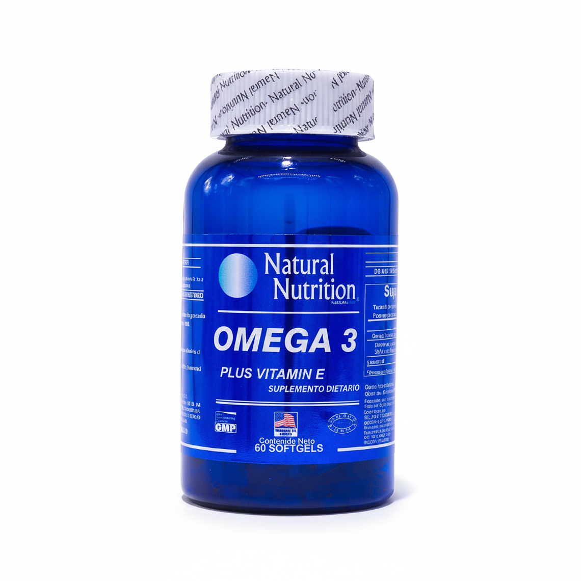 Omega 3 Plus Vitamin E x 60 Natural Nutrition 1