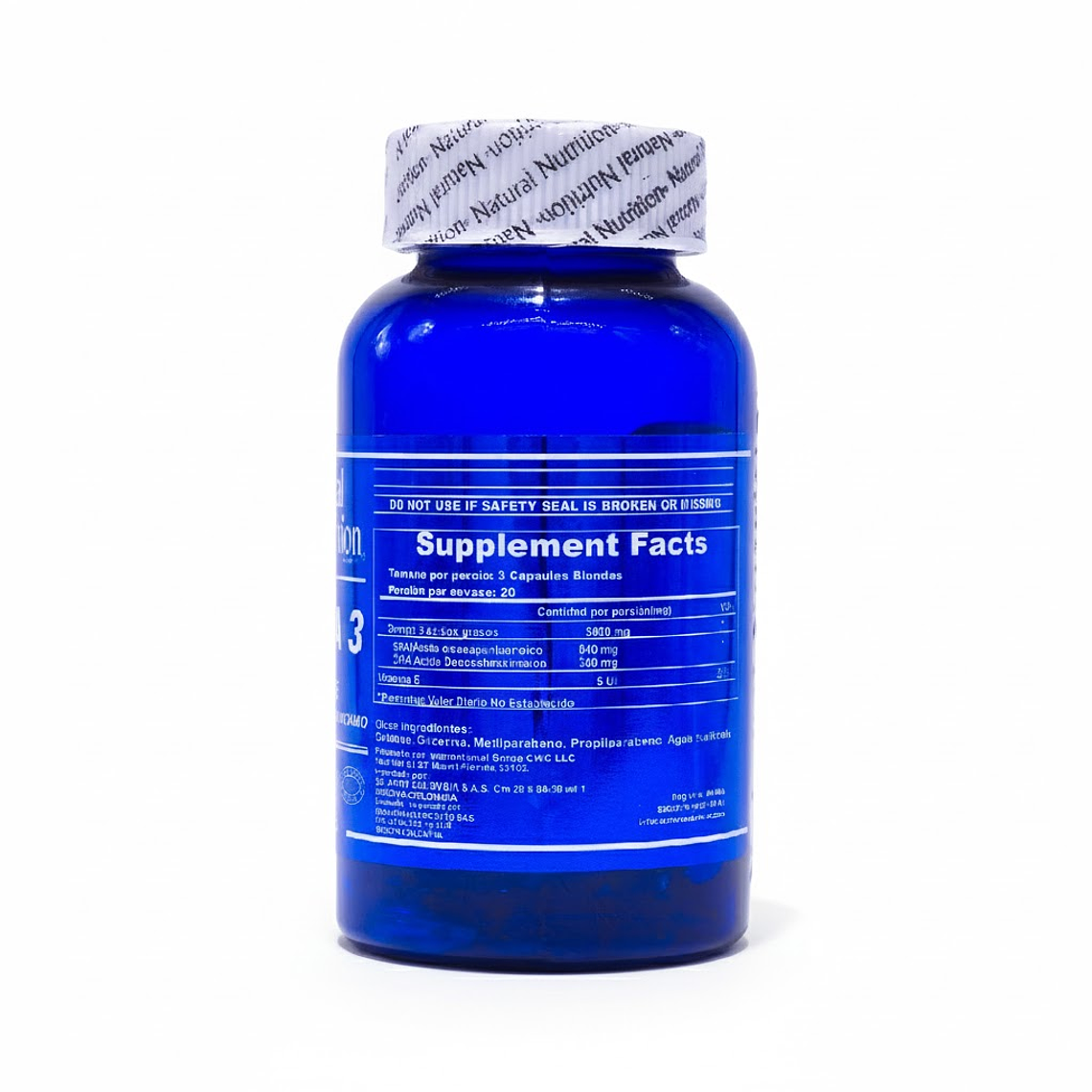 Omega 3 Plus Vitamin E x 60 Natural Nutrition 2