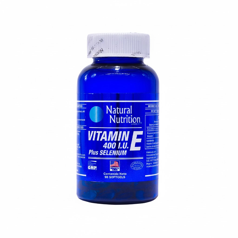 Vitamina E 400 UI Plus Selenium X 90 Natural Nutrition 1