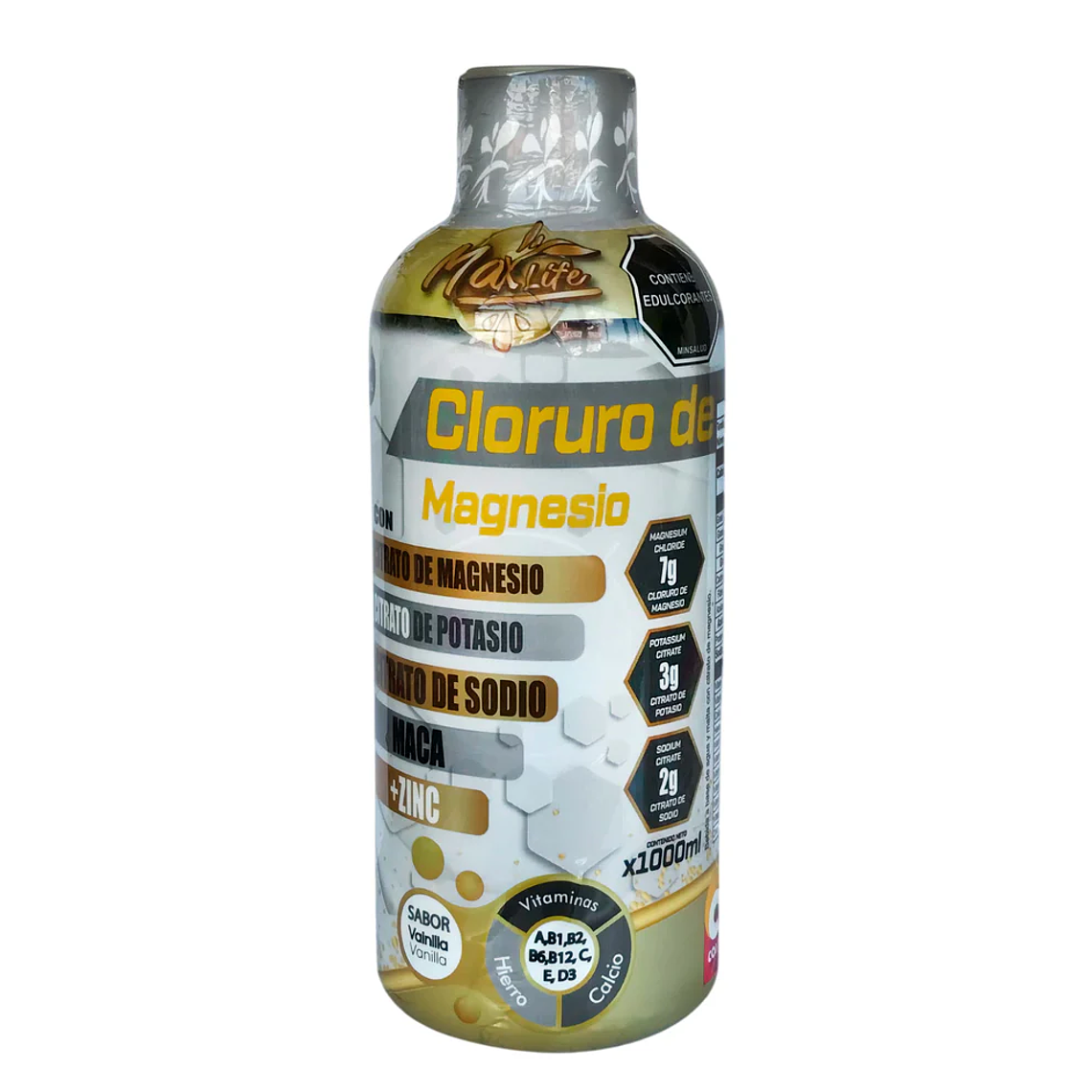Cloruro de Magnesio jarabe 1000 ml Natural Life 1