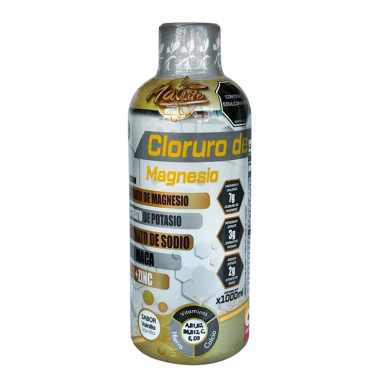 Cloruro de Magnesio jarabe 1000 ml Natural Life 1