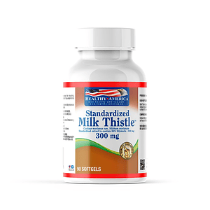 Milk Thistle 300 mg 90 Softgels Healthy America