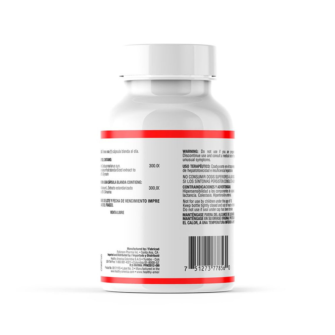 Milk Thistle 300 mg 90 Softgels Healthy America 2