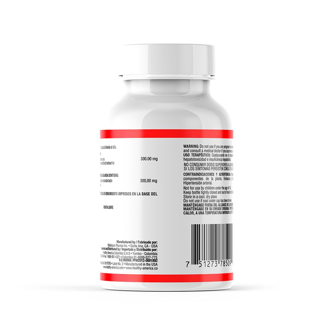 Milk Thistle 300 mg 60 Softgels Healthy America 2