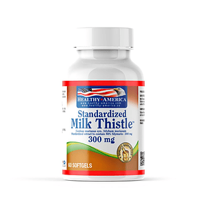 Milk Thistle 300 mg 60 Softgels Healthy America